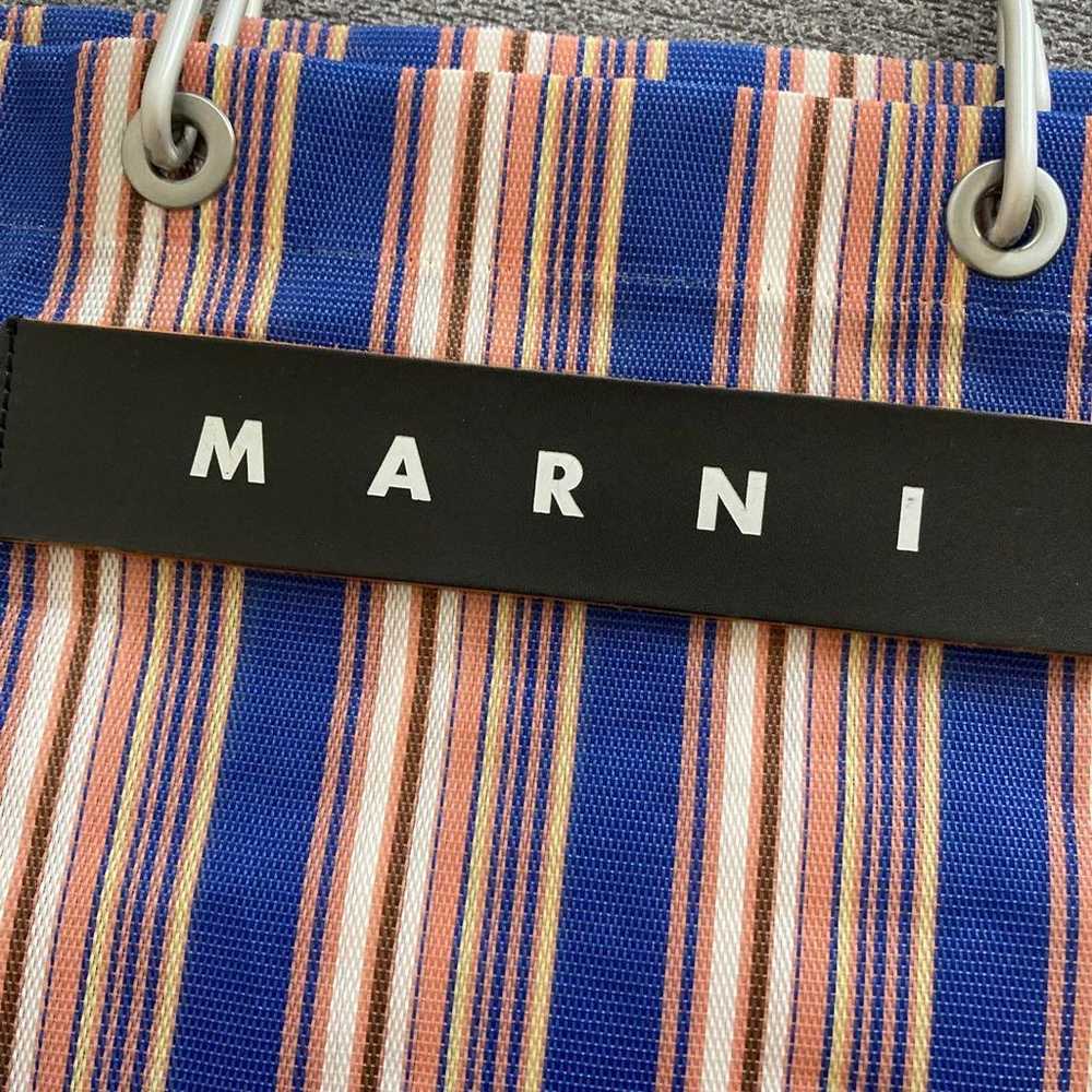 MARNI Striped Tote Bag - image 2