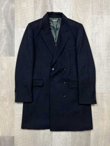 Designer Moncrief London Double Breasted Wool Coat