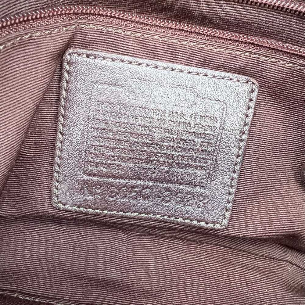 Coach Signature “C” Logo Leather /Jacquard Should… - image 12