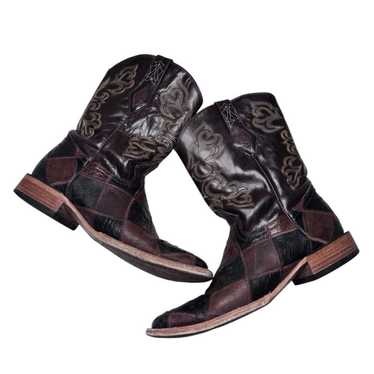 JB DILLON Mens JB Dillon Reserve Ostrich Patchwork