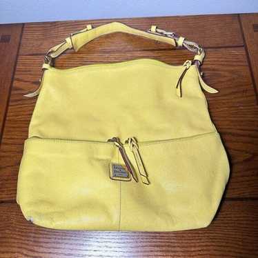 Vintage Dooney & Bourke Dillen Large Leather Hobo… - image 1