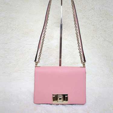 FURLA Mimi Mini Crossbody Chain Shoulder Bag Pink - image 1