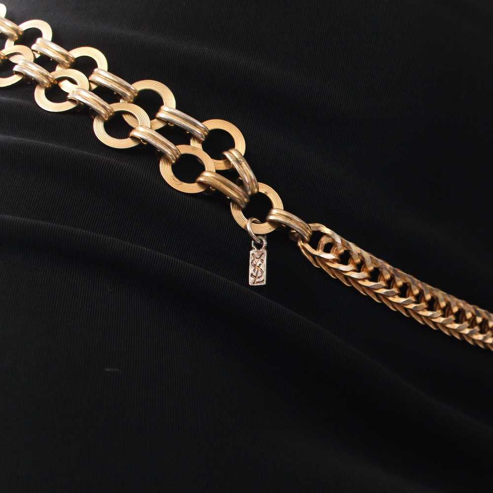 Vintage Yves Saint Laurent Chain Belt - image 2