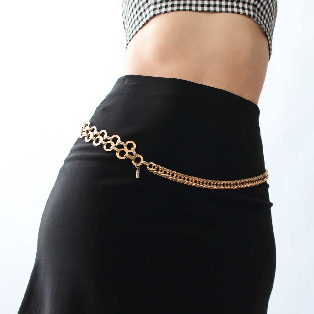 Vintage Yves Saint Laurent Chain Belt - image 3