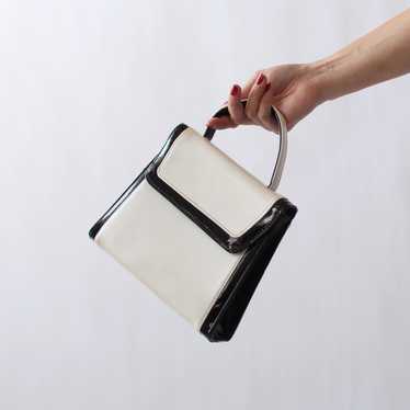 Vintage Pearlescent Structured Bag - image 1