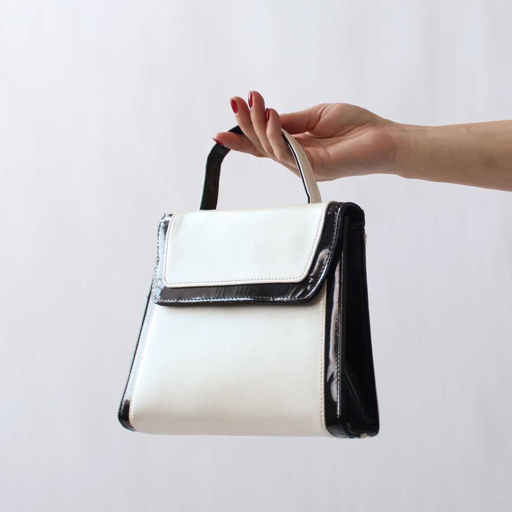 Vintage Pearlescent Structured Bag - image 2