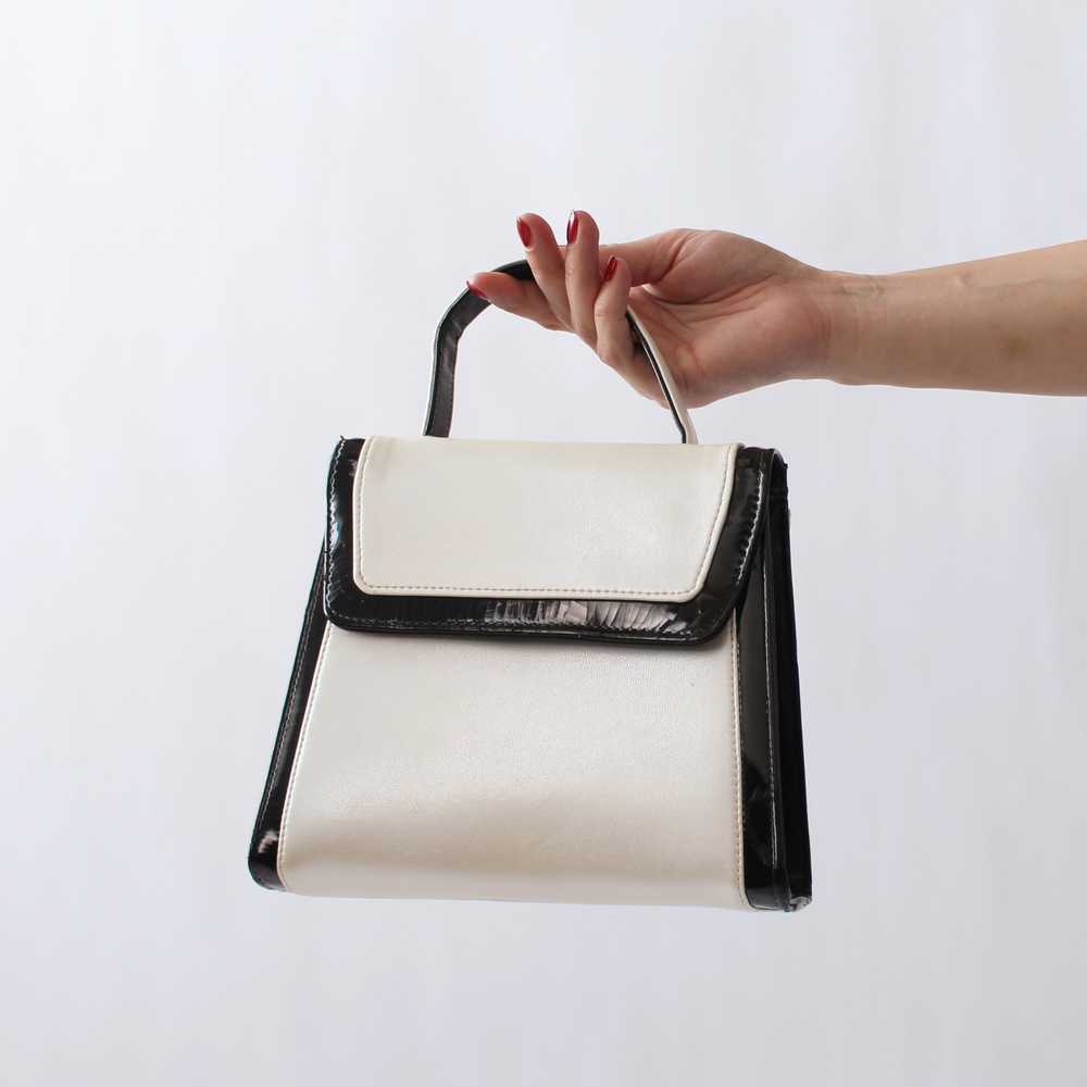 Vintage Pearlescent Structured Bag - image 4