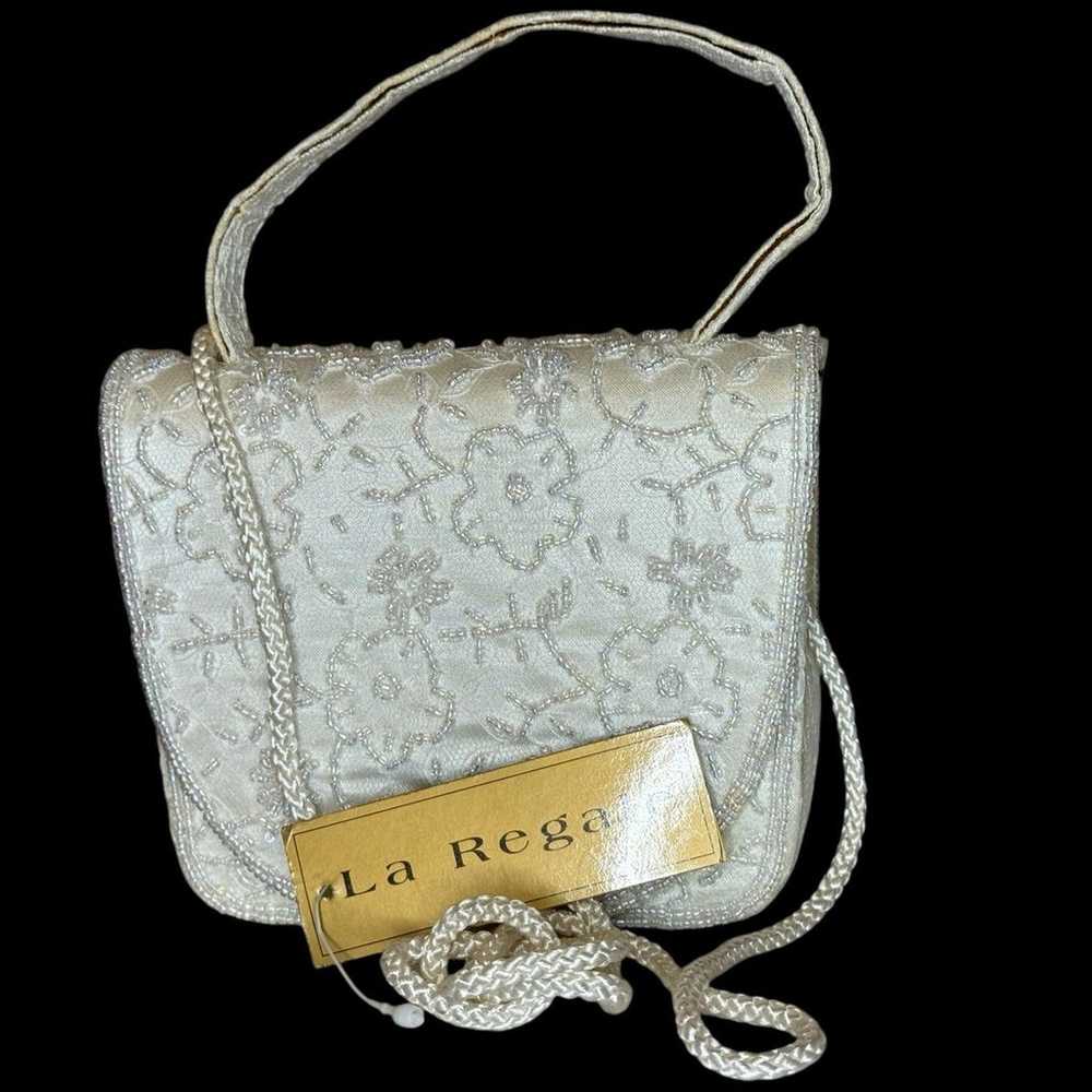 Vintage La Regale Floral Lace Bag - image 3