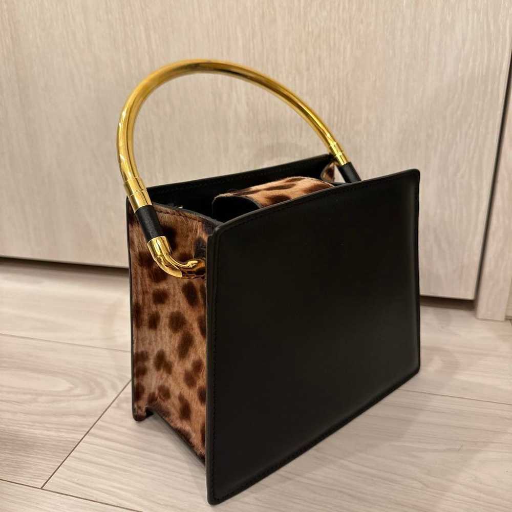 Leopard print calfhair bag. - image 1