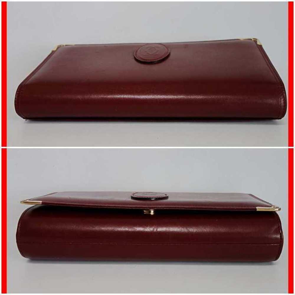 Authentic Cartier Must Line Clutch Bag Bordeaux C2 - image 3