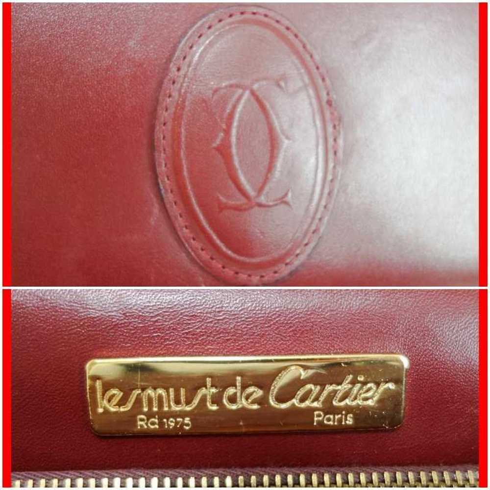 Authentic Cartier Must Line Clutch Bag Bordeaux C2 - image 5