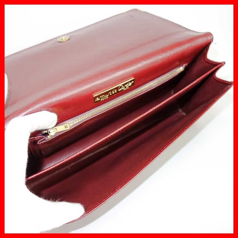 Authentic Cartier Must Line Clutch Bag Bordeaux C2 - image 6