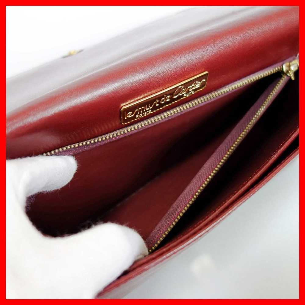 Authentic Cartier Must Line Clutch Bag Bordeaux C2 - image 8