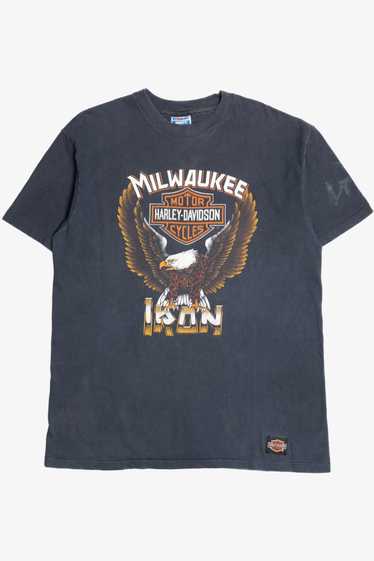 Harley Davidson "Milwaukee Iron" Eagle Logo T-Shir