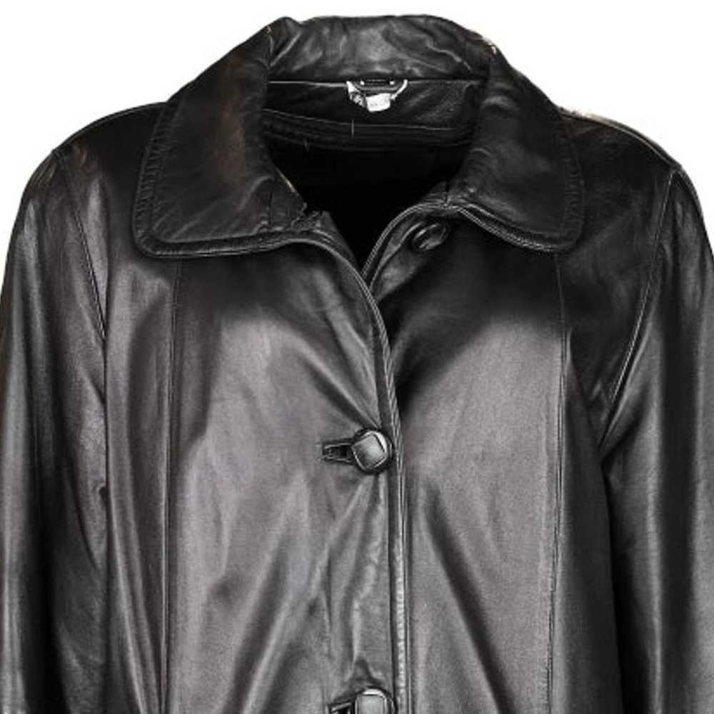 Unbranded Leather Jacket - 2XL Black Leather - image 4