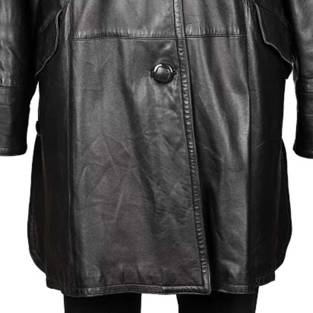 Unbranded Leather Jacket - 2XL Black Leather - image 5