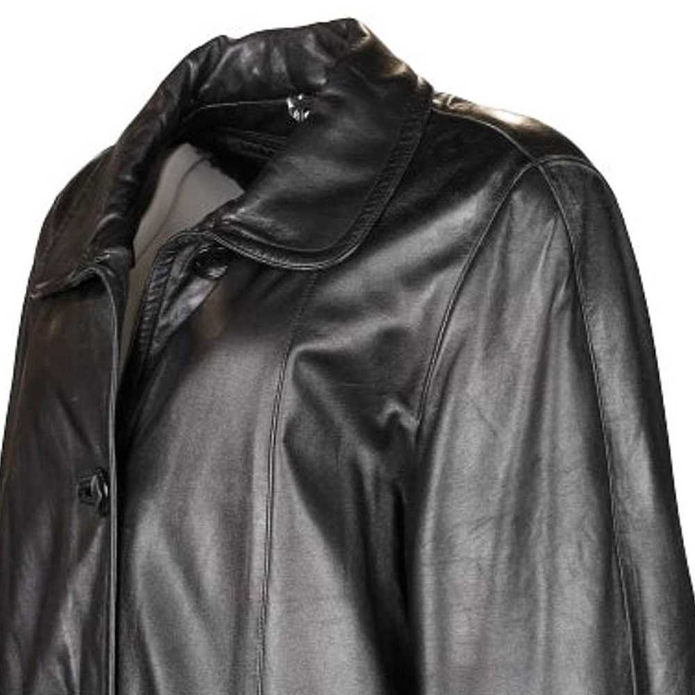 Unbranded Leather Jacket - 2XL Black Leather - image 6