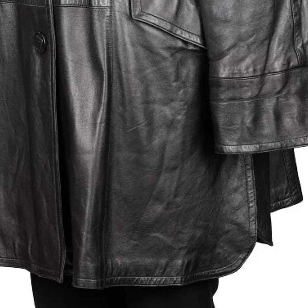 Unbranded Leather Jacket - 2XL Black Leather - image 7