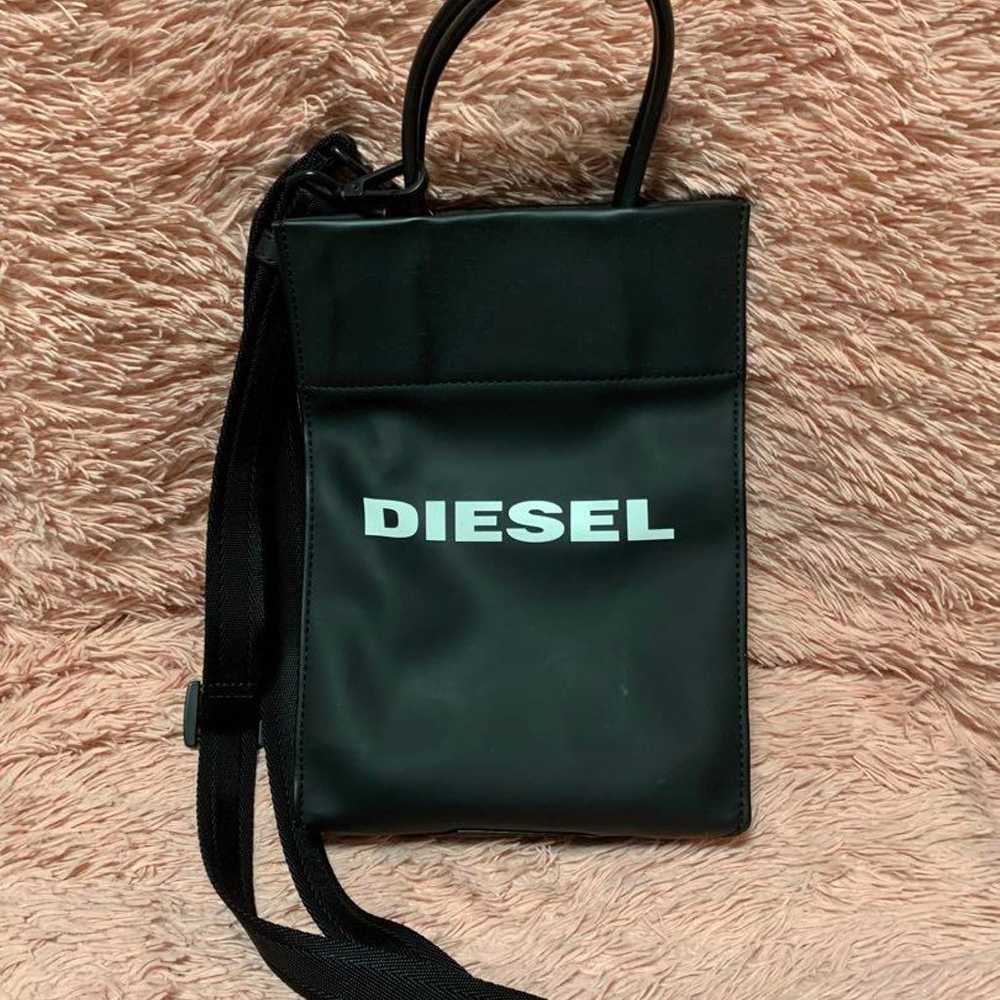 Brand new DIESEL 2way shopper bag in black with l… - image 1