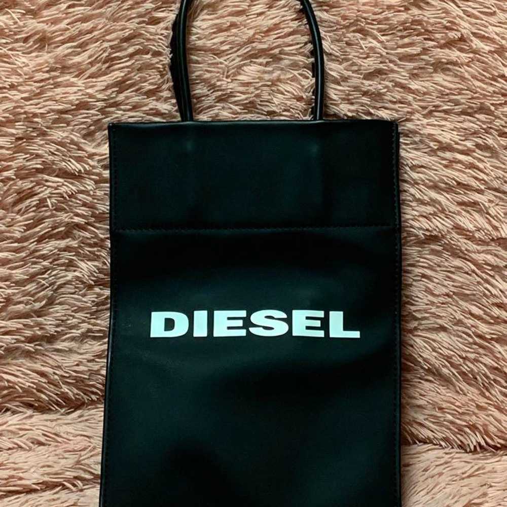 Brand new DIESEL 2way shopper bag in black with l… - image 8