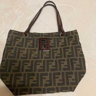 FENDI Tote Bag Zucca Pattern