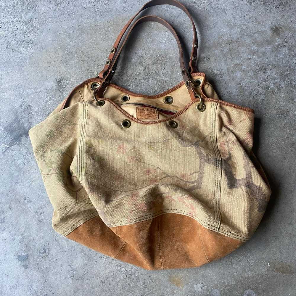 Lucky Brand Vintage Inspired Boho Chic Hobo Bag F… - image 1