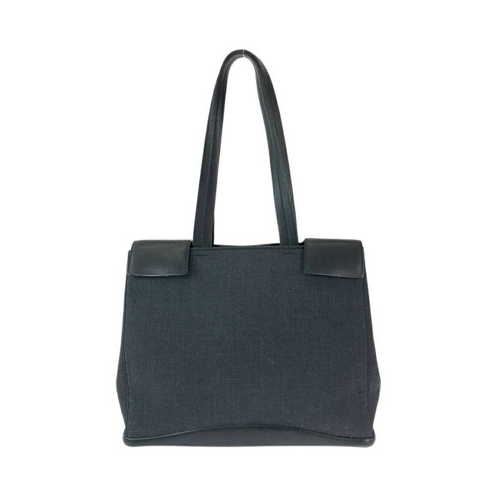 Prada Prada Prada Wool/Leather Tote Bag B9285 Can… - image 1