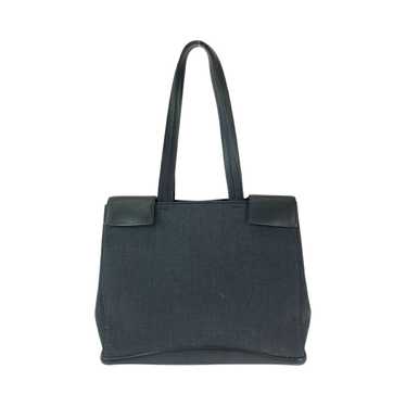 Prada Prada Prada Wool/Leather Tote Bag B9285 Can… - image 1