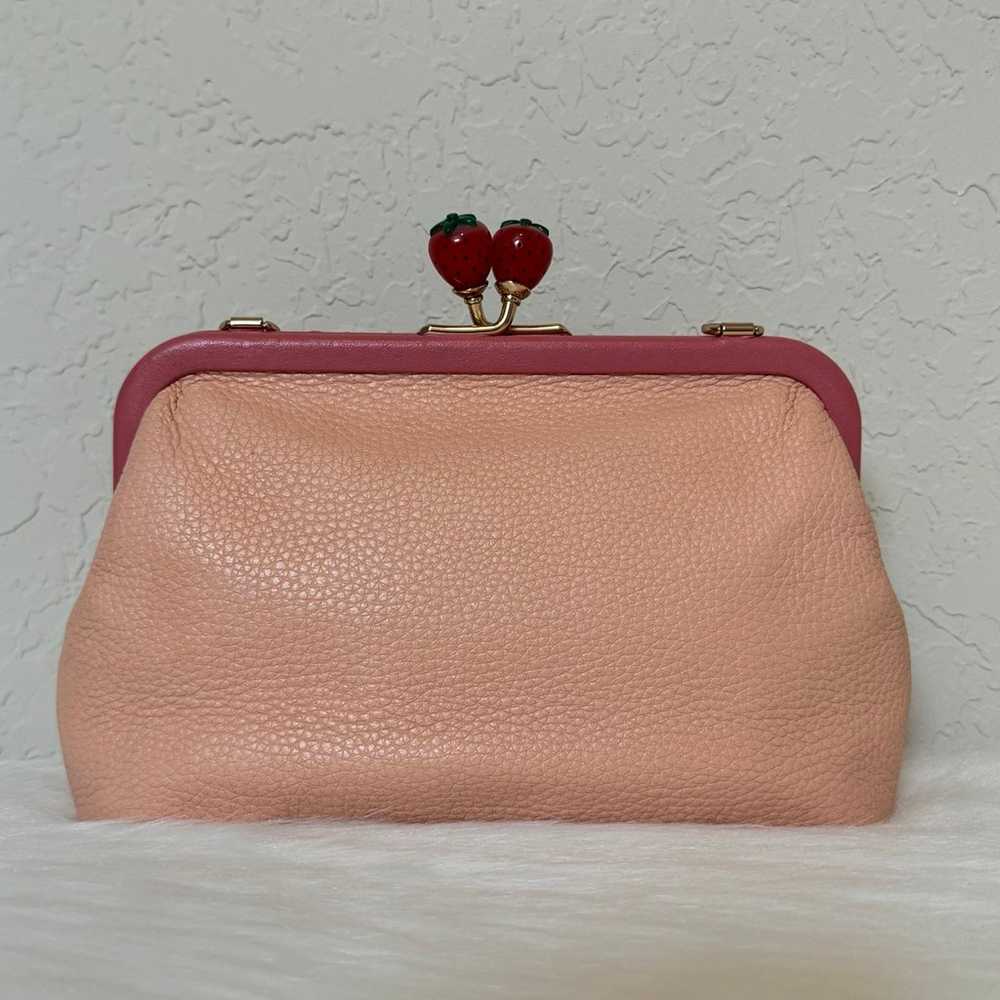 Coach Nora Kisslock Crossbody With Strawberry - image 3