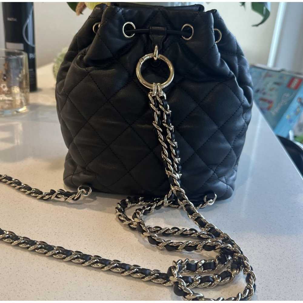 Chanel Leather backpack - image 2