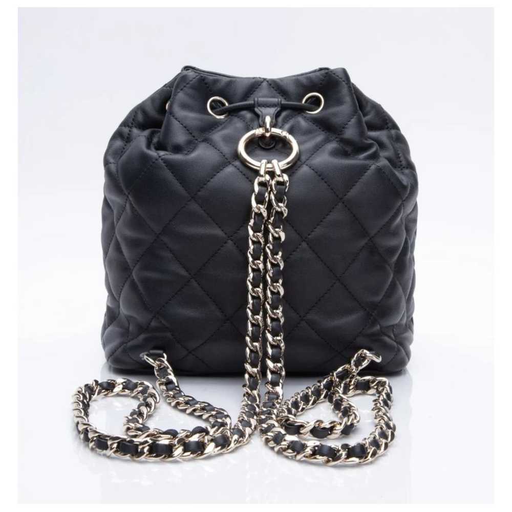 Chanel Leather backpack - image 4