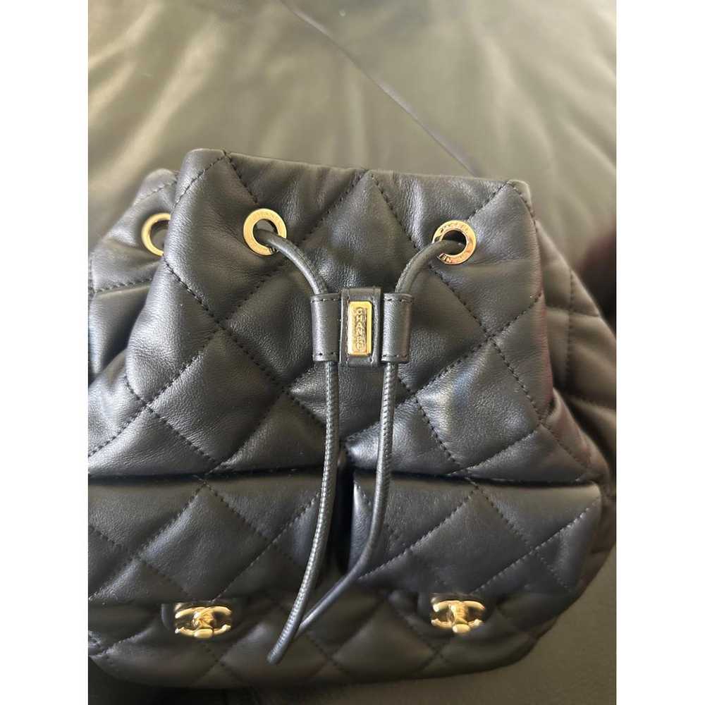 Chanel Leather backpack - image 5