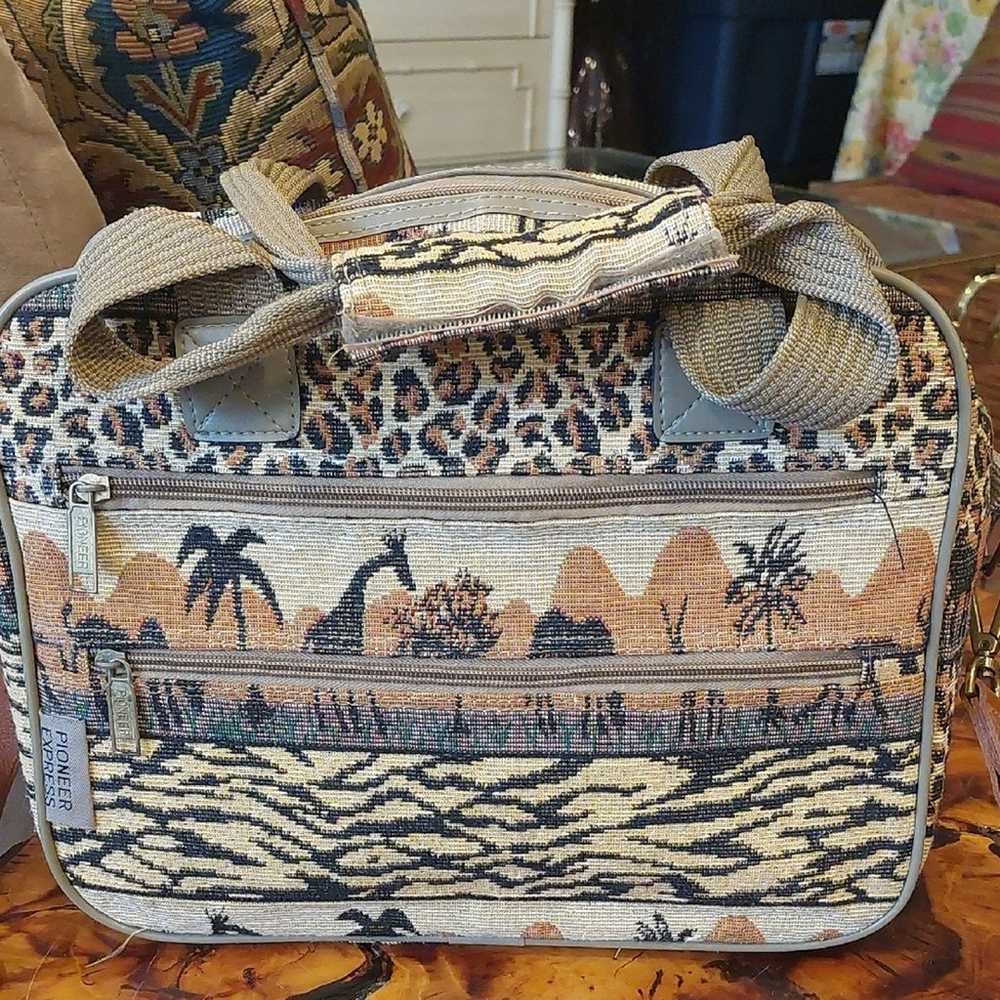 Vintage Safari Pioneer Express cotton canvas Carr… - image 2