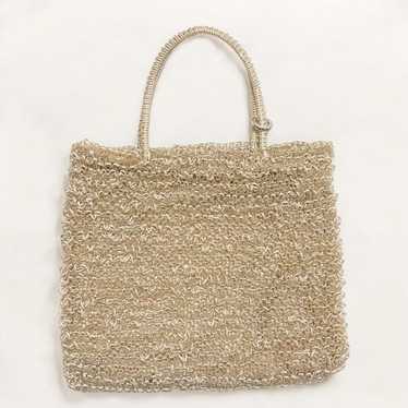 Anteprima Glitter Square Large Wire Bag White - image 1