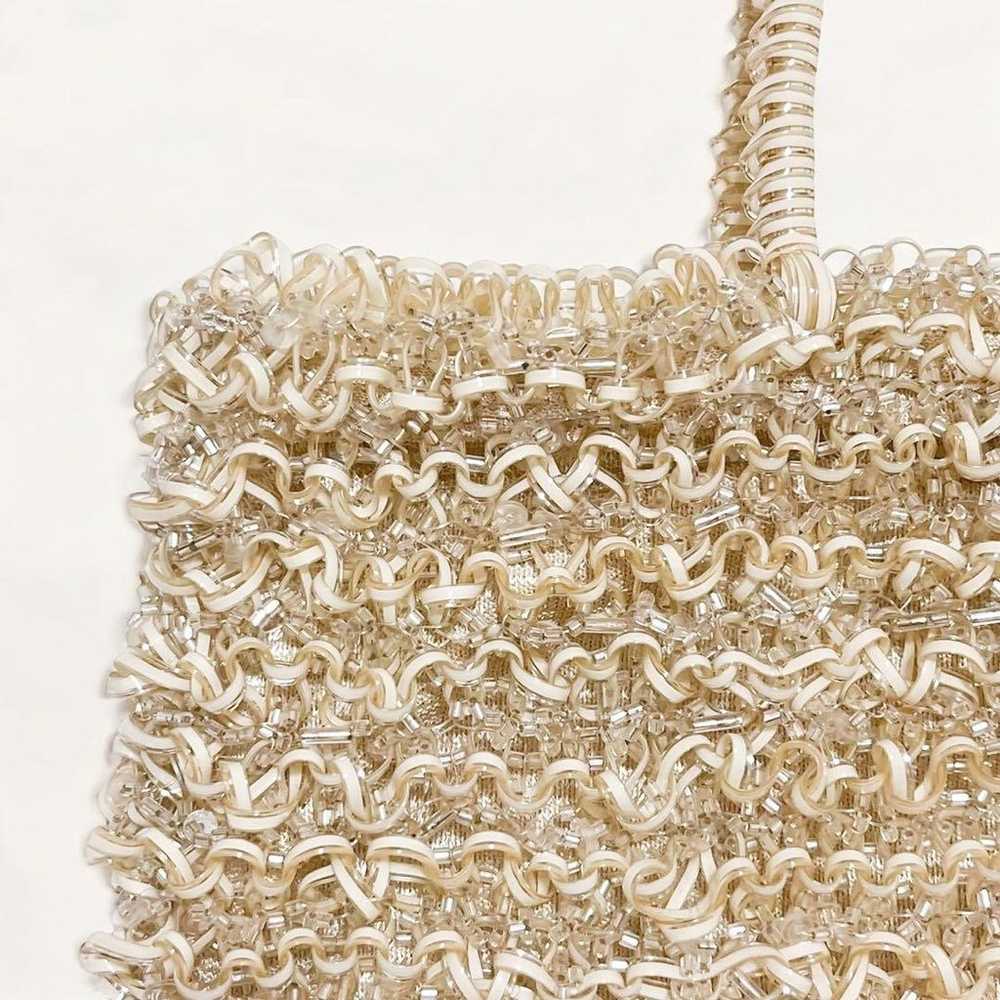 Anteprima Glitter Square Large Wire Bag White - image 3