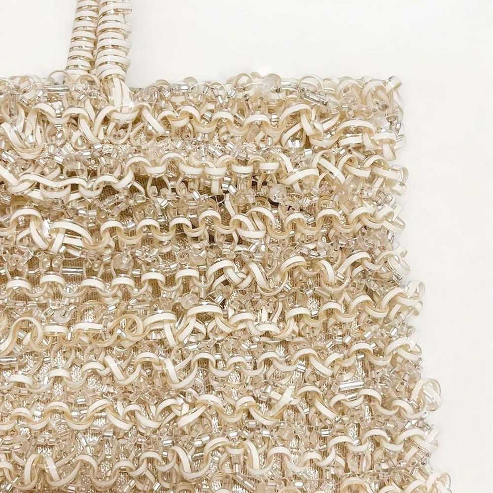 Anteprima Glitter Square Large Wire Bag White - image 4