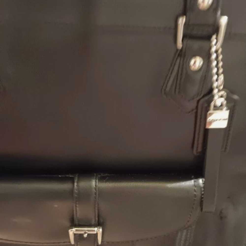 Vintage Coach Leather Briefcase in Black - image 3