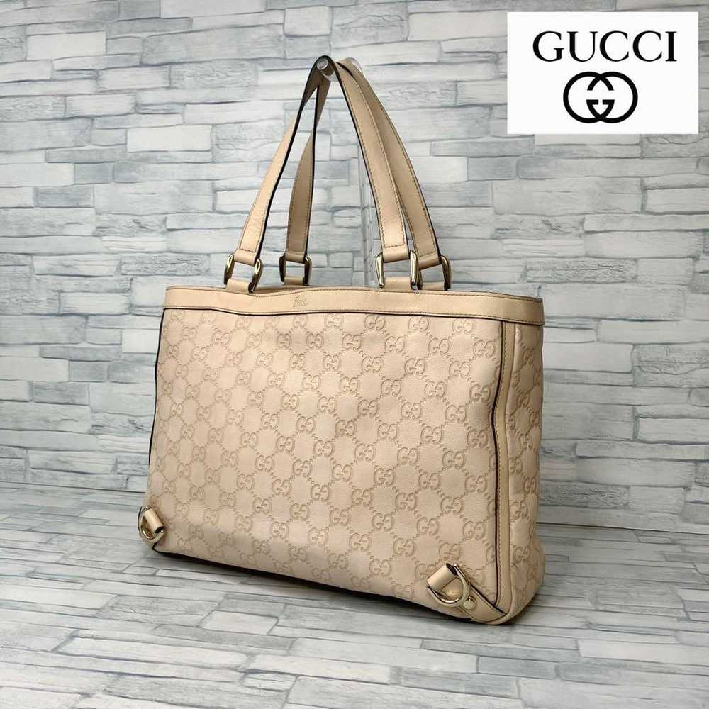 120 GUCCI Gucci Tote Bag Handbag GG Pattern - image 1