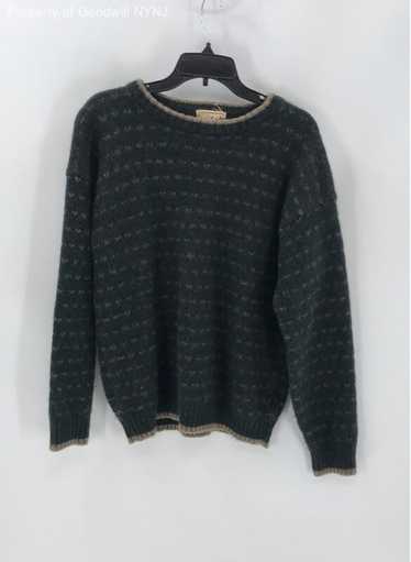 Woolrich Men's Green And Tan Wool Sweater Size L