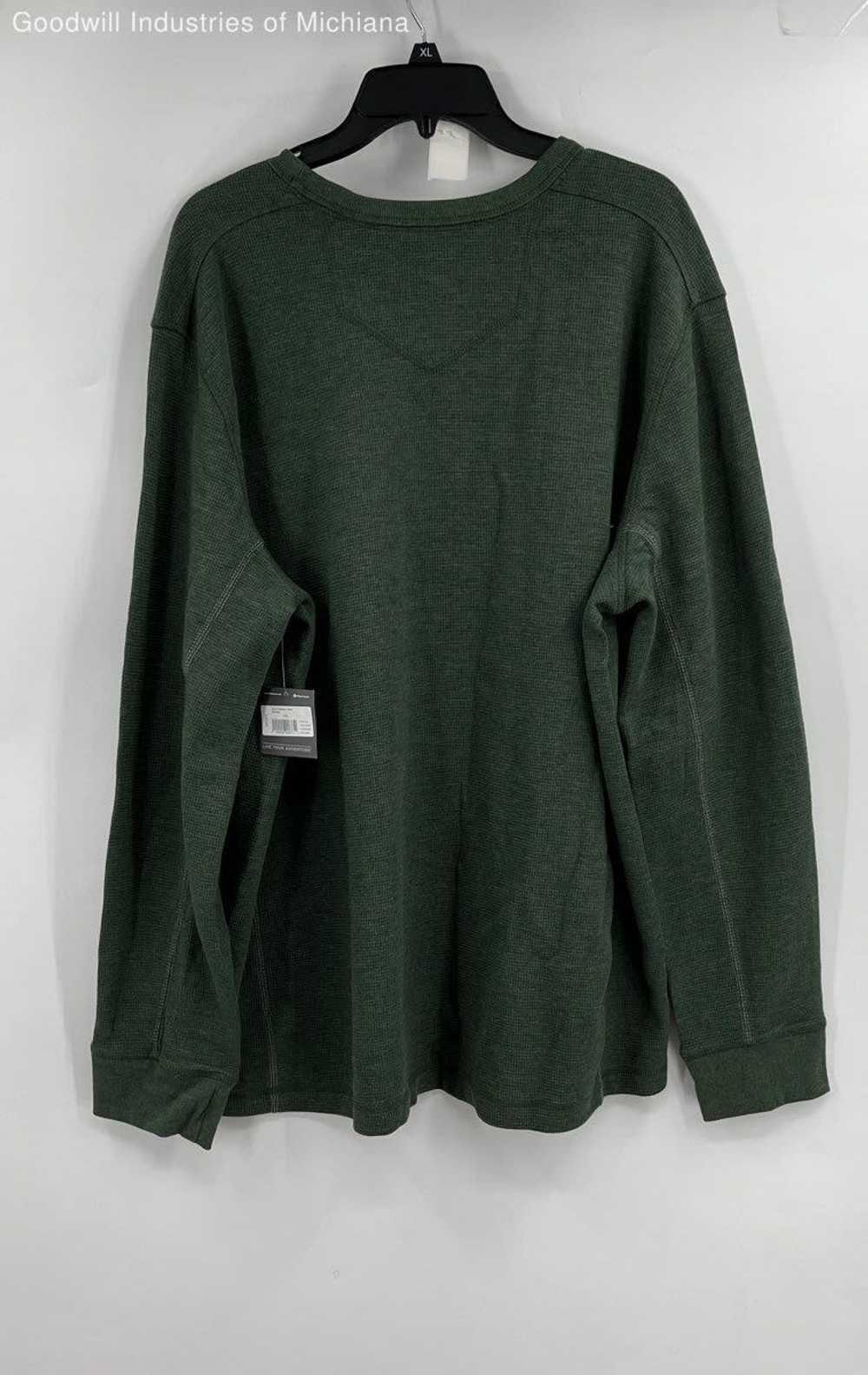 Men's Eddie Bauer Green Sweater size 2XL - image 2