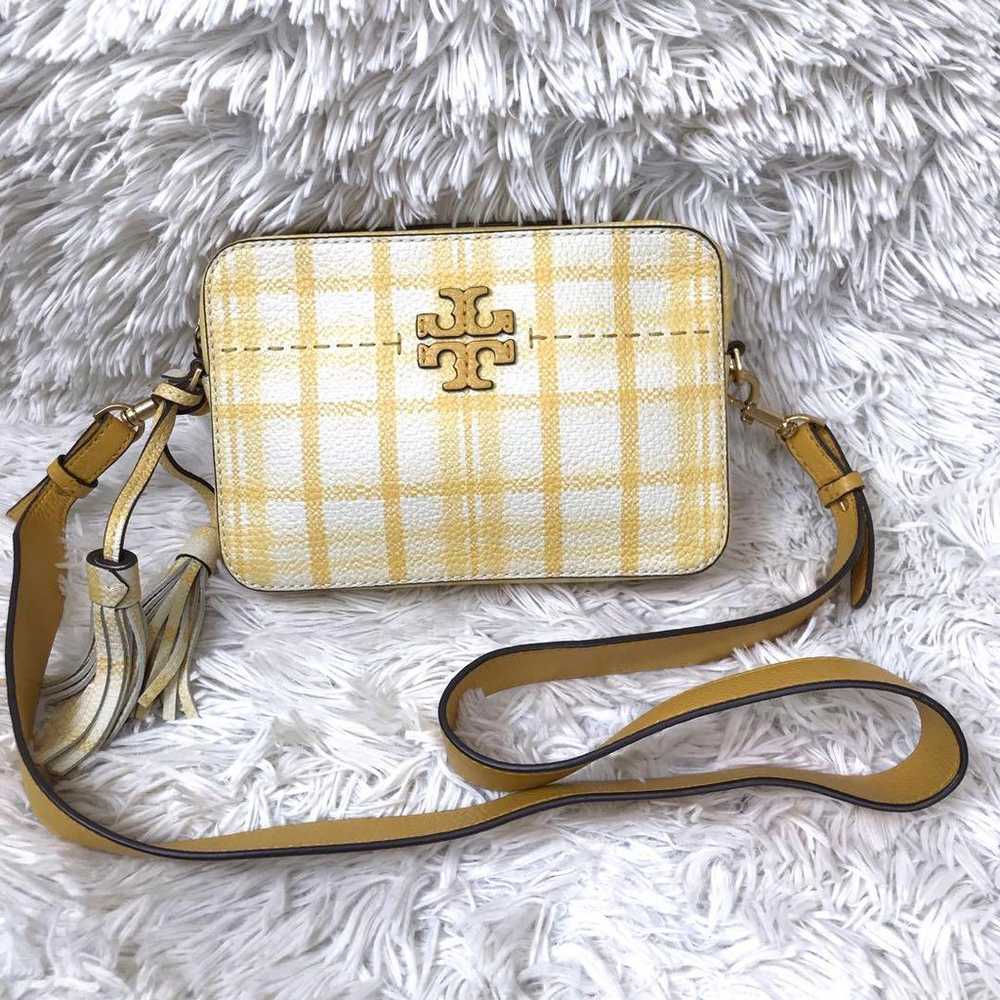 【Rare and exquisite item】Tory Burch yellow gingha… - image 3