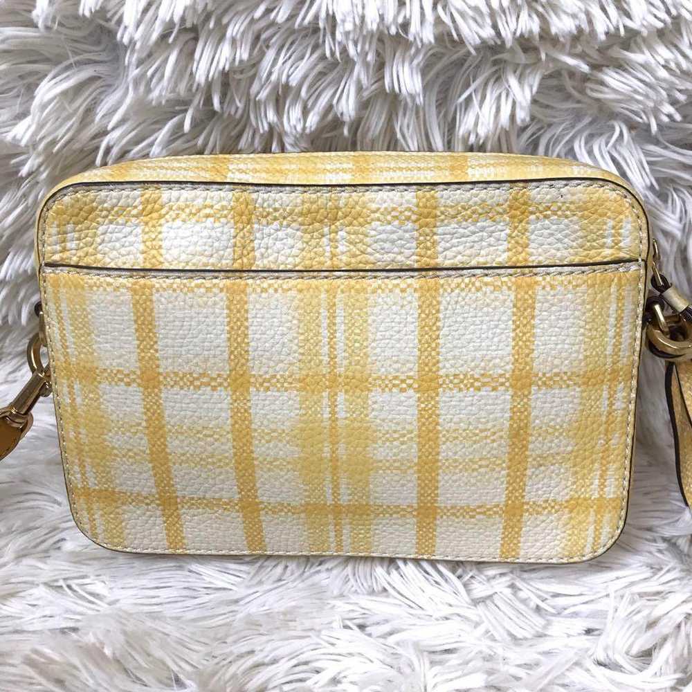 【Rare and exquisite item】Tory Burch yellow gingha… - image 5