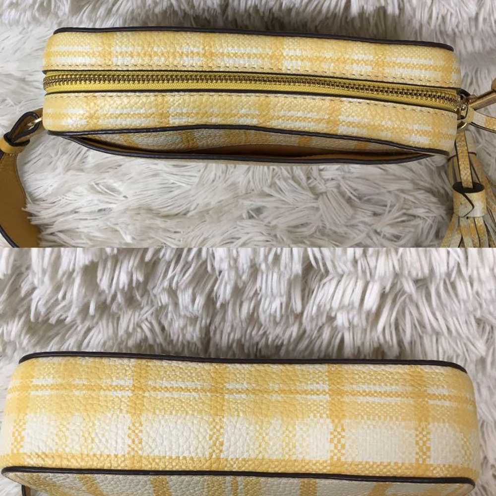 【Rare and exquisite item】Tory Burch yellow gingha… - image 6