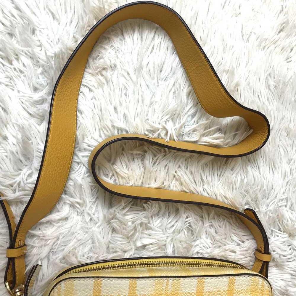 【Rare and exquisite item】Tory Burch yellow gingha… - image 9