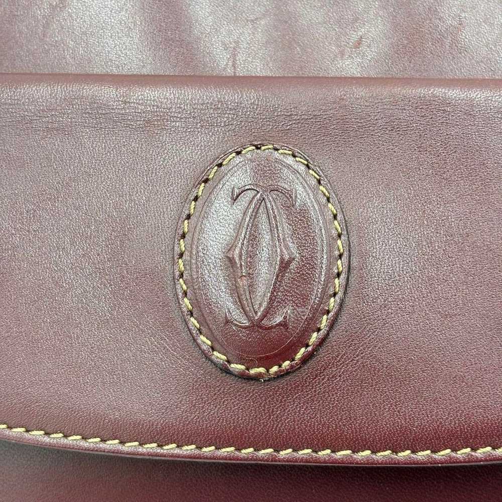 Cartier Must de Cartier 2way Leather Shoulder Bag - image 8