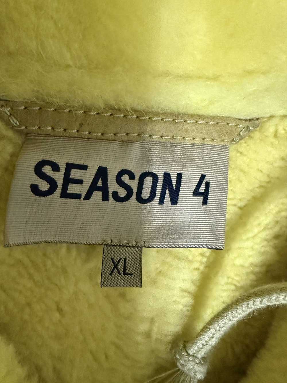 Yeezy Season Yeezy Season 4 Yellow Shearling Jack… - image 3