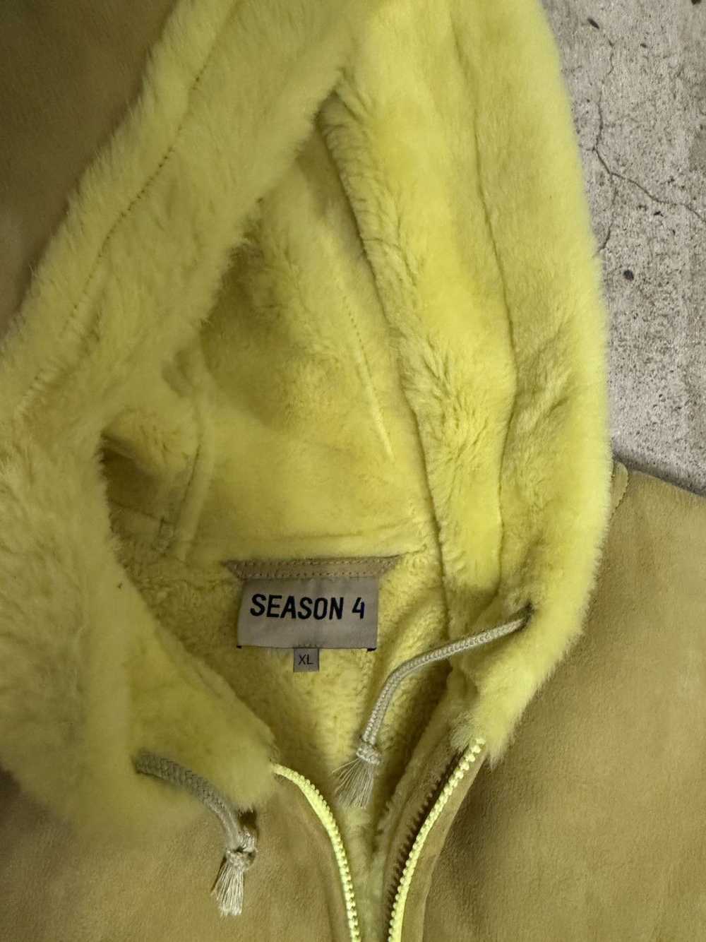 Yeezy Season Yeezy Season 4 Yellow Shearling Jack… - image 4