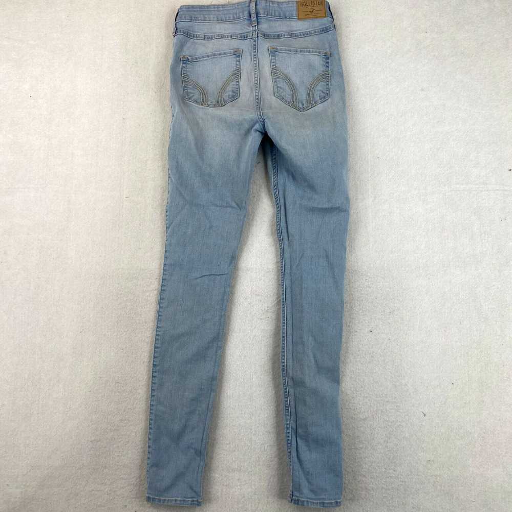 Vintage Juniors Blue Super Skinny High Rise Pants… - image 6