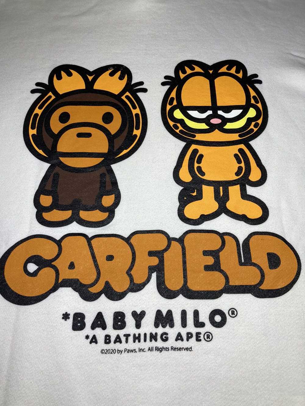 Bape Bape x Garfield Pullover Hoodie (SS20) - image 4