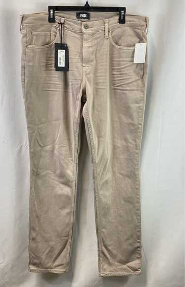 NWT Paige Mens Beige Federal Pockets High Rise Den